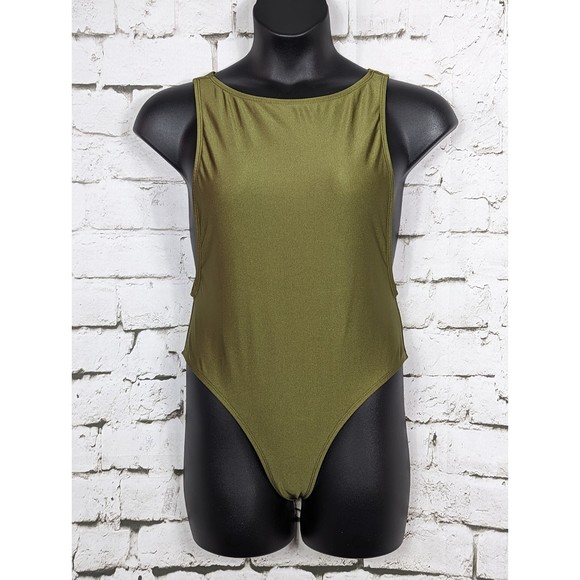 Ris-k Other - RIS-K by Dippin' Daisy's Jet Shimmer Isla High Neck One-Piece Large